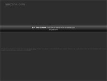 Tablet Screenshot of amzana.com